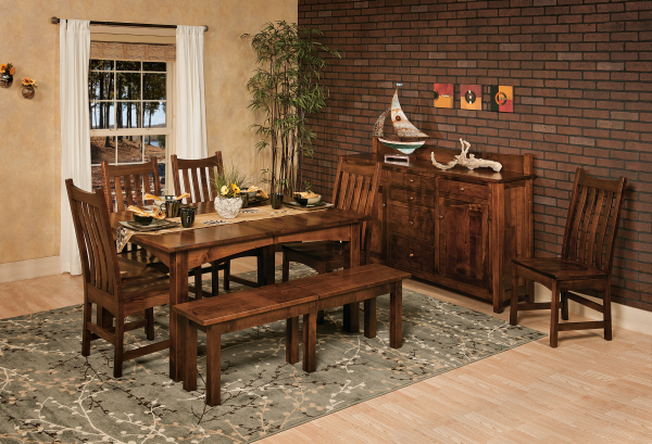 amish dining room furniture Roanoke set