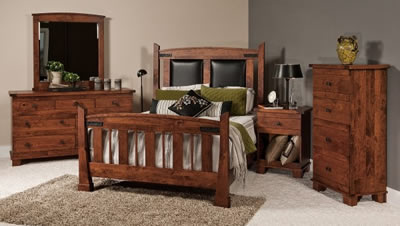Amish bed and Amish bedroom furniture